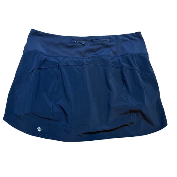 Athleta Black Run With It 14" Skort L Womens Activewear - Picture 2 of 6